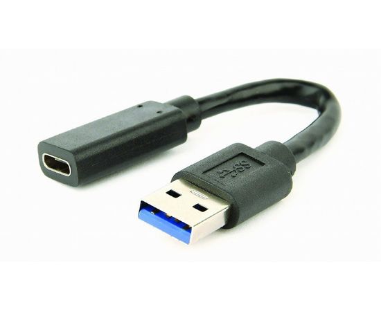 Переходник USB3.0 (M) -> Type-C (F) (Cablexpert, 0.1m) (A-USB3-AMCF-01)