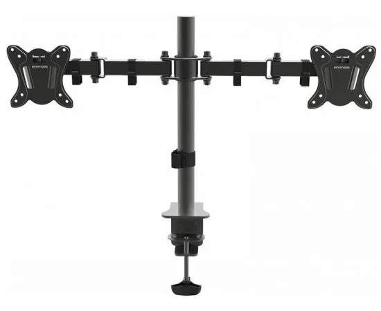 Настольное крепление для 2-х мониторов 15"-32" 4 ст.свободы, (Arm Media, LCD-T13) черный