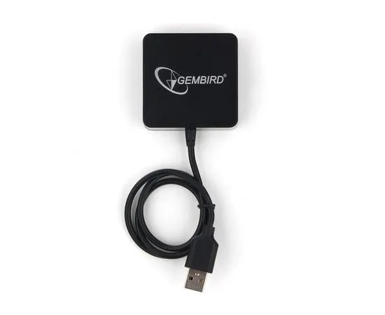 USB-разветвитель (хаб) USB2.0 -> USB2.0, 4 порта, GEMBIRD UHB-242, черный, фото 2