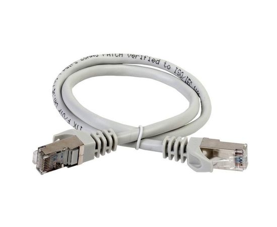 Патч-корд 3м. FTP 5e (ITK) LSZH, серый, медь (PC01-C5EFL-3M)