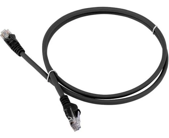 Патч-корд 2м UTP 5e (ACD) черный, медь (ACD-LPU5C-20B)