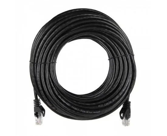Патч-корд 20м. UTP 5e (ACD) черный, медь (ACD-LPU5C-20M)