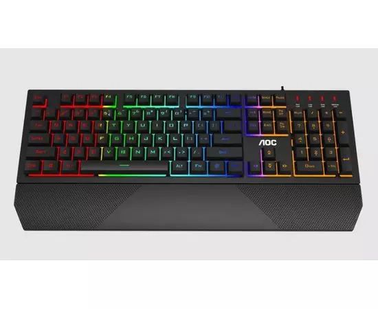 Клавиатура AOC GK200 Gaming Rainbow LED USB (GK200D32R)