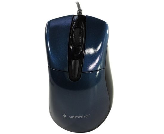 Мышь Gembird MOP-415, USB, синий (MOP-415-B), Цвет: Синий