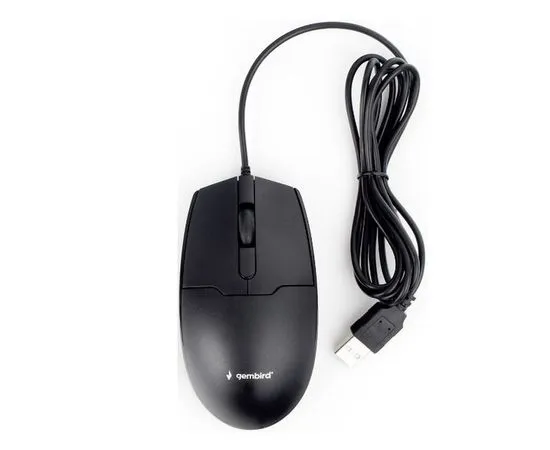 Мышь Gembird MOP-425, USB, черный, фото 2