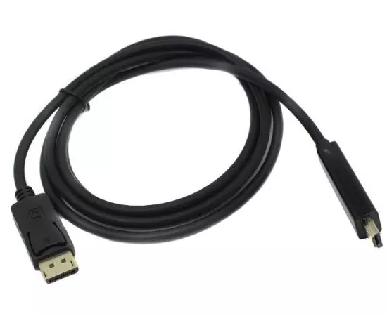 Кабель DisplayPort (M) -> HDMI (M) 1.8m, ExeGate, черный (EX284915RUS)