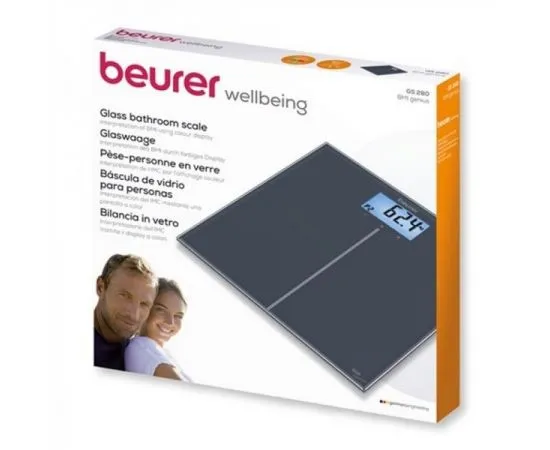 Весы напольные электронные Beurer GS280 BMI черные, фото 3