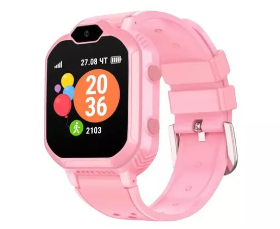 Смарт-часы детские GEOZON Aqua Plus Pink (G-W19PNK)