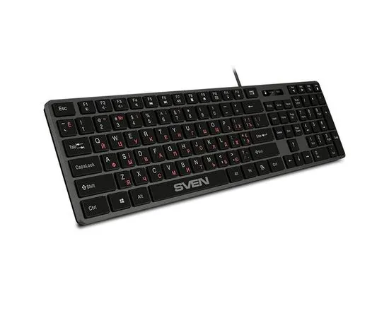 Клавиатура Sven KB-E5000 USB, серый металик (SV-020545), фото 2
