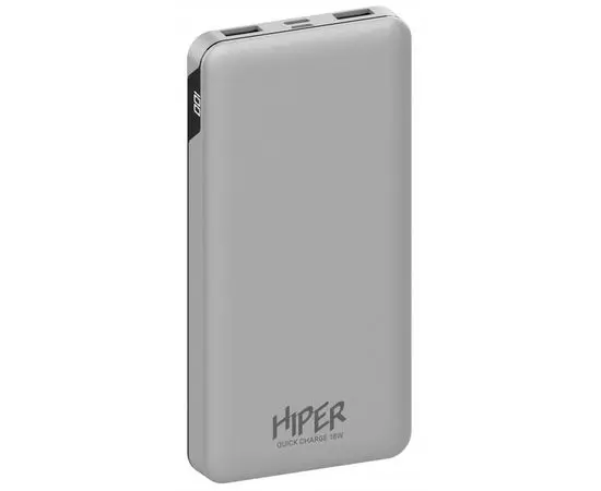 Внешний аккумулятор HIPER MFX 10000, 10000mAh, серебристый (MFX 10000 SILVER)