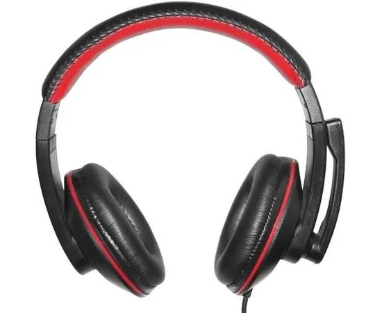 Наушники с микрофоном Oklick HS-L390G DRAGON, черный/красный (HS-L390G black/red), фото 3