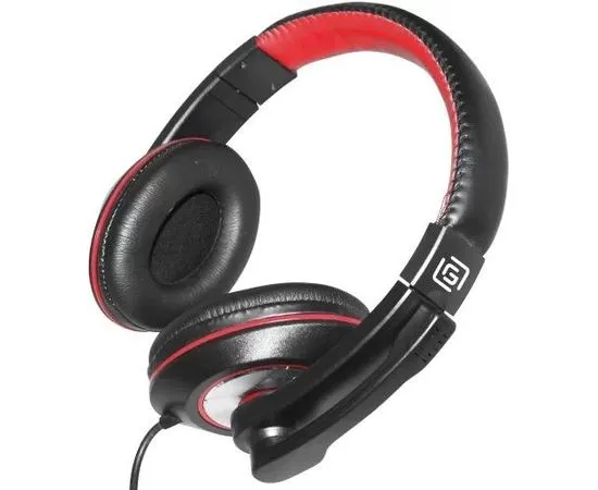 Наушники с микрофоном Oklick HS-L390G DRAGON, черный/красный (HS-L390G black/red), фото 4