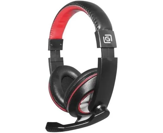 Наушники с микрофоном Oklick HS-L390G DRAGON, черный/красный (HS-L390G black/red)