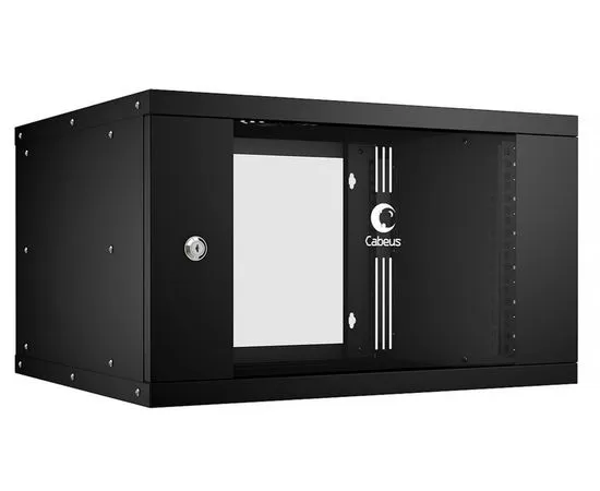 Шкаф телекоммуникационный Cabeus WSC-05D-6U55/45 настенный 19" 6U