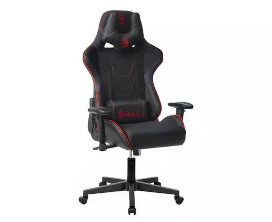 Кресло игровое A4Tech Bloody GC-400, черный/красный