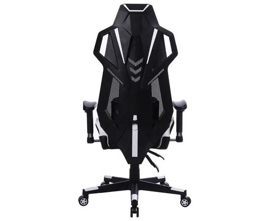 Кресло игровое Cactus CS-CHR-090BLW, черный/белый, фото 4