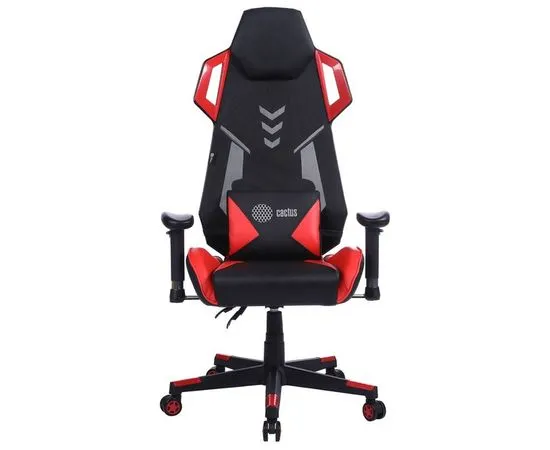 Кресло игровое Cactus CS-CHR-090BLR, черный/красный, фото 2