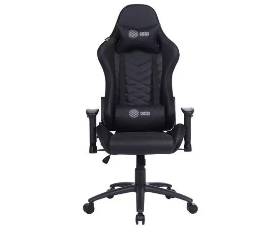 Кресло игровое Cactus CS-CHR-0099BLR, черный/красный, фото 2