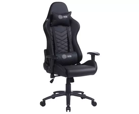 Кресло игровое Cactus CS-CHR-0099BLR, черный/красный, фото 3