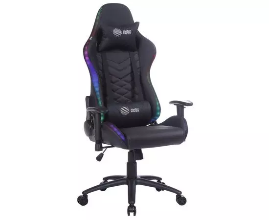 Кресло игровое Cactus CS-CHR-0099BLR, черный/красный