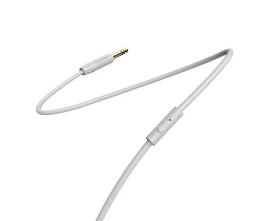 Кабель Audio AUX 3.5мм (m) -> 3.5мм (m) 1м (Borofone, BL5) угловой, серый (6931474714039), фото 2