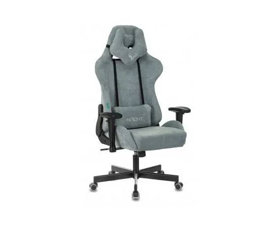 Кресло игровое Бюрократ VIKING KNIGHT LT28 FABRIC, серо-голубой