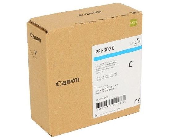 Картридж Canon PFI-307 C (чернильный картридж голубой) Cyan (9812B001)