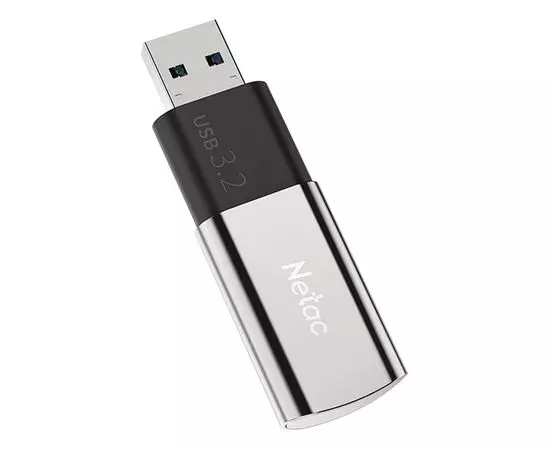 USB Flash-накопитель 256Gb USB 3.2 Gen 2 (Netac, US2) серебристый (NT03US2N-256G-32SL)
