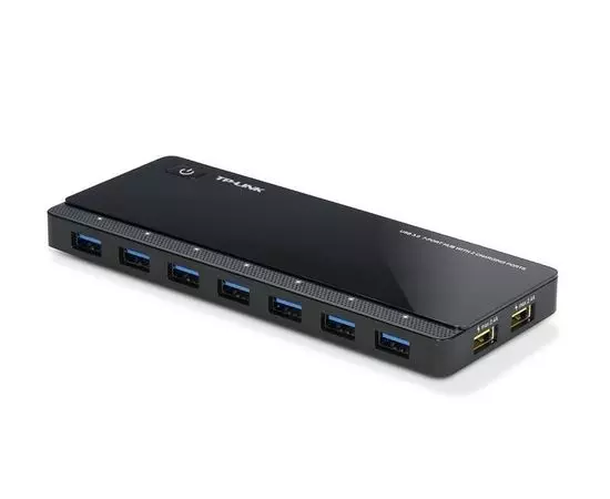 USB-разветвитель (хаб) USB3.0 -> USB3.0, 7 портов, 2 порта для зарядки моб.устройств, с БП, TP-Link (UH720), фото 2