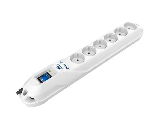 Сетевой фильтр 10 м. (ZIS Pilot GL, 6 розеток) (Pilot GL 10м), фото 3