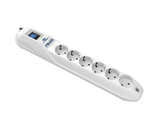 Сетевой фильтр 10 м. (ZIS Pilot GL, 6 розеток) (Pilot GL 10м), фото 4