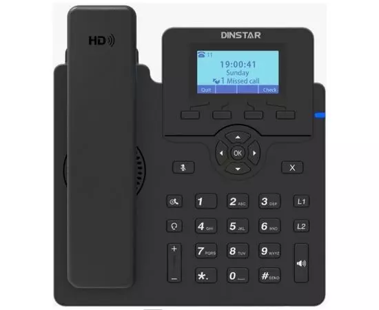 IP-телефон Dinstar C60UP черный