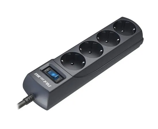 Сетевой фильтр 7 м. (ZIS Pilot m-Max, 4 розетки) графит (Pilot m-MAX 7м), фото 3
