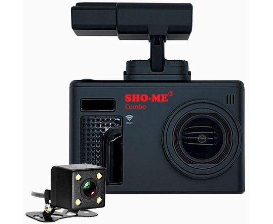 Видеорегистратор автомобильный + радар-детектор Sho-Me Combo Note WiFi DUO GPS ГЛОНАСС