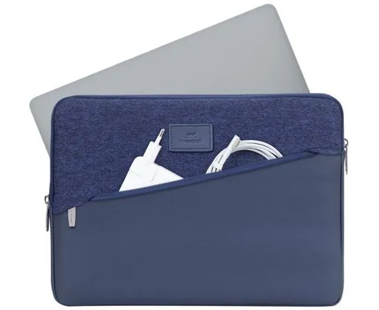 Чехол для ноутбука 13,3" MacBook Pro and Ultrabook sleeve, Riva 7903, синий (7903 Blue), фото 4
