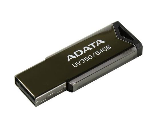 USB Flash-накопитель 64Gb USB 3.1 (ADATA, UV350) черный (AUV350-64G-RBK)