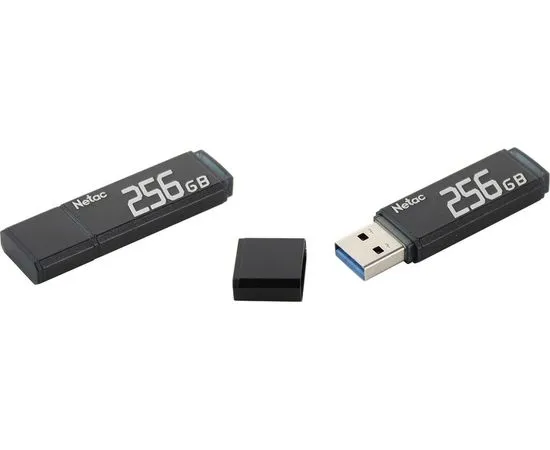 USB Flash-накопитель 256Gb USB 3.0 (Netac, U351) черный (NT03U351N-256G-30BK)