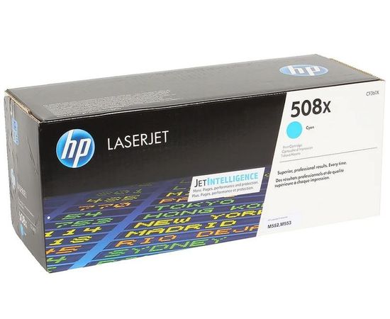 Картридж HP 508X (тонер-картридж голубой, повышенной ескости) Cyan (CF361X)