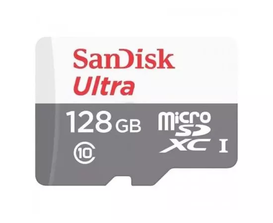 Карта памяти MicroSDXC 128Gb Class 10 UHS-I без адаптера (SanDisk) (SDSQUNR-128G-GN6MN)