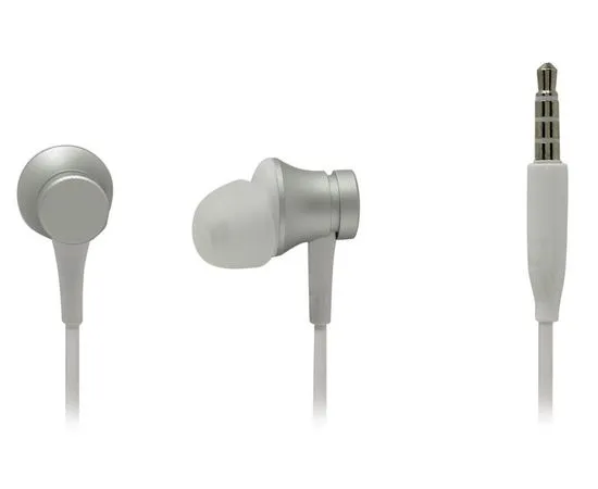 Наушники с микрофоном Xiaomi Mi In-Ear Headphones Basic Silver (ZBW4355TY)