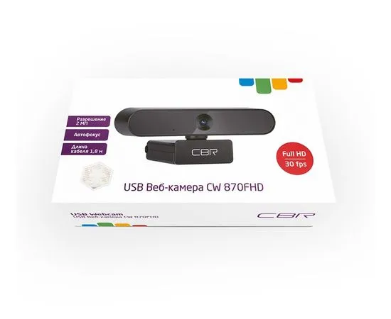 Web камера CBR CW 870FHD Black, черный, фото 2