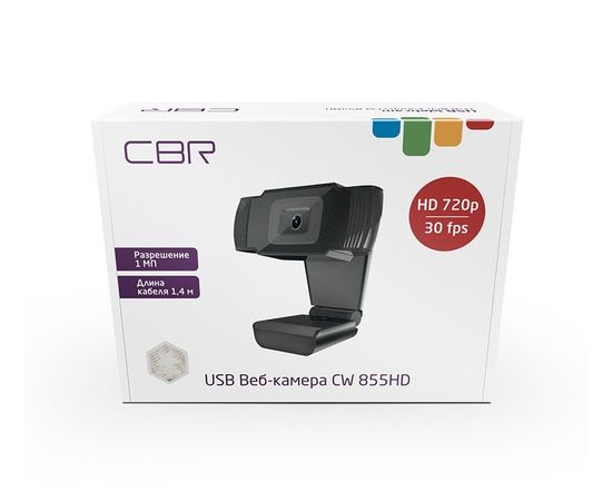 Web камера CBR CW 855HD Black, черный, фото 2