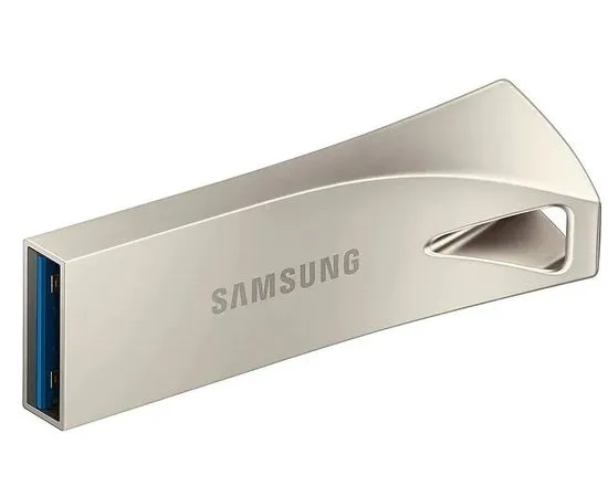 USB Flash-накопитель 64Gb USB 3.1 (Samsung, BAR Plus) серебристый (MUF-64BE3/APC), фото 2