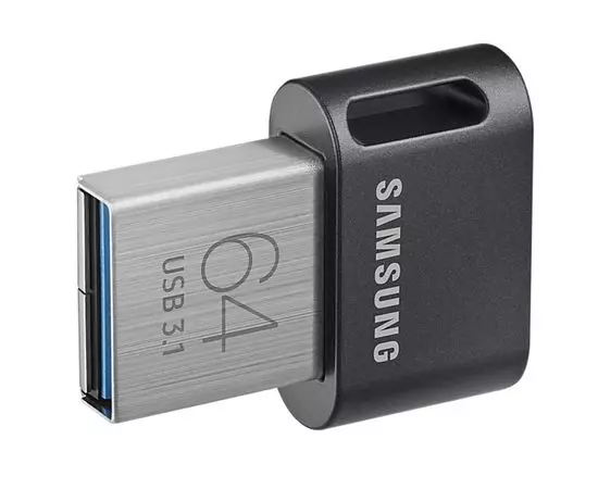 USB Flash-накопитель 64Gb USB 3.1 (Samsung, FIT Plus) серый (MUF-64AB/APC), фото 3