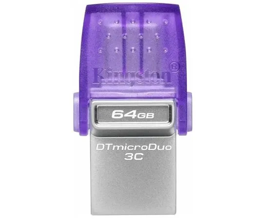 USB Flash-накопитель 64Gb USB 3.2/Type-C (KINGSTON, DataTraveler MicroDuo 3C) (DTDUO3CG3/64GB), фото 2