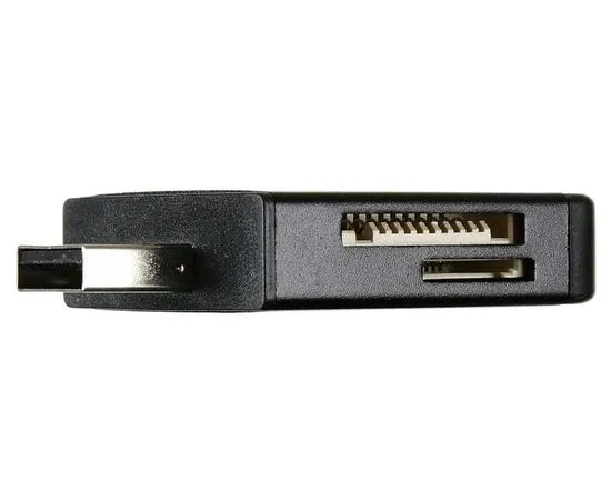Картридер внешний USB2.0 Buro BU-CR-3103, черный, фото 3