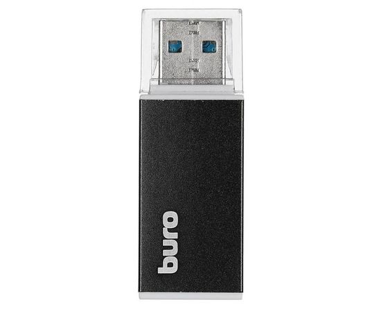 Картридер внешний USB2.0 Buro BU-CR-3104, черный