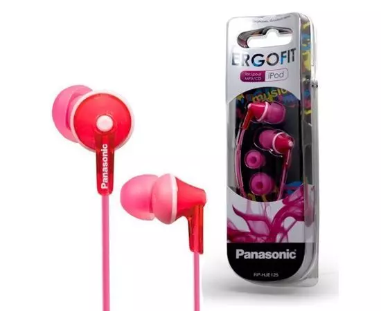 Наушники Panasonic RP-HJE125E-P Pink