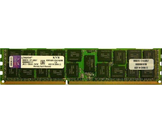 Оперативная память 16Gb DDR3-1600MHz ECC REG (Kingston) (KVR16R11D4/16)