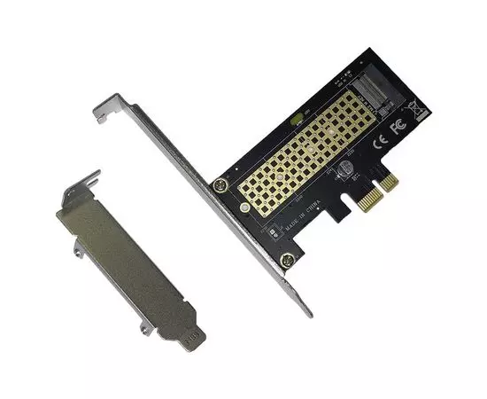 Плата расширения PCI-E x1 -> m.2 NVMe (ORIENT, C302E) (31152), фото 2